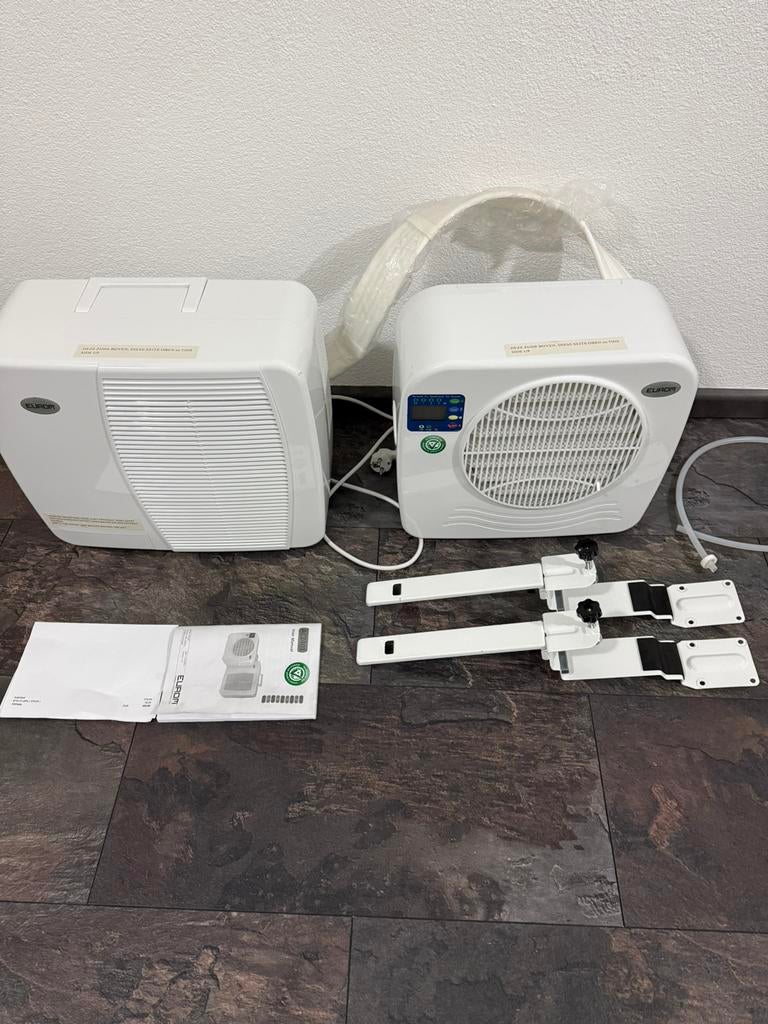 Eurom AC 2401 Caravan Camper Mobiele Split  Airco, Witgoed en Apparatuur, Airco's, Ophalen, Timer, Minder dan 60 m³, 3 snelheden of meer
