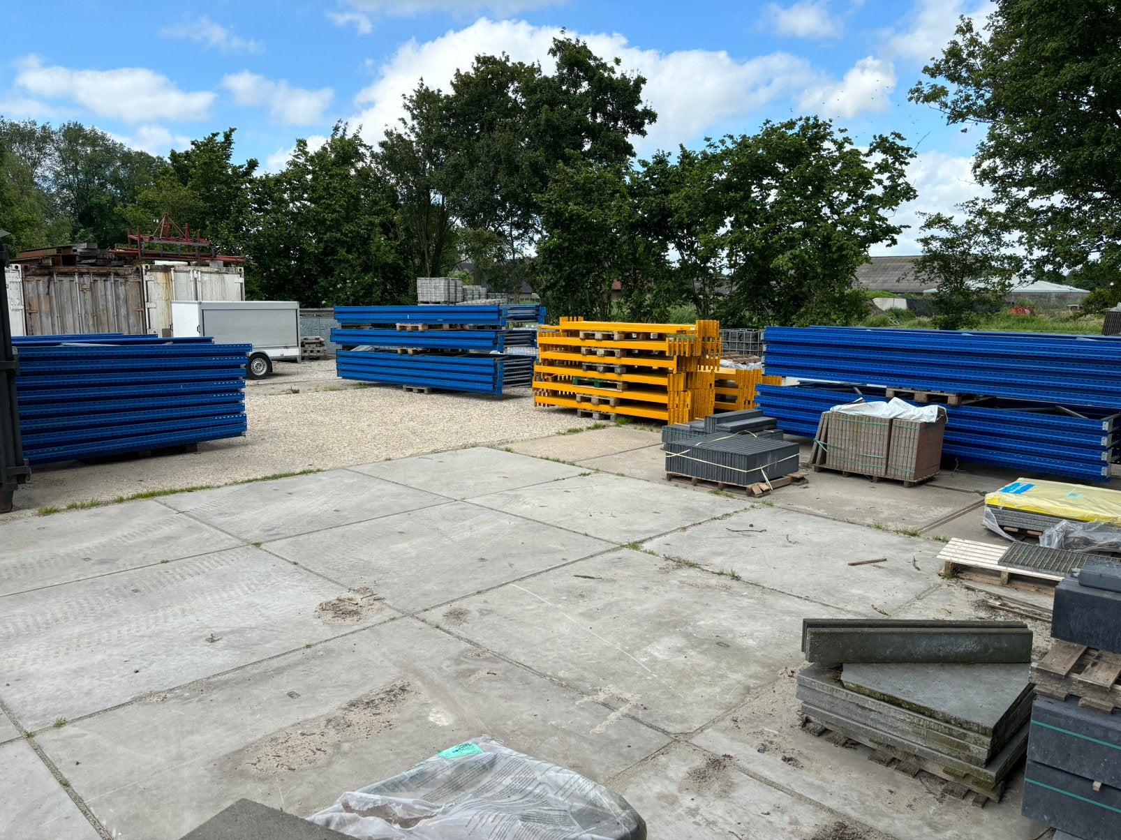Palletstelling, Ophalen