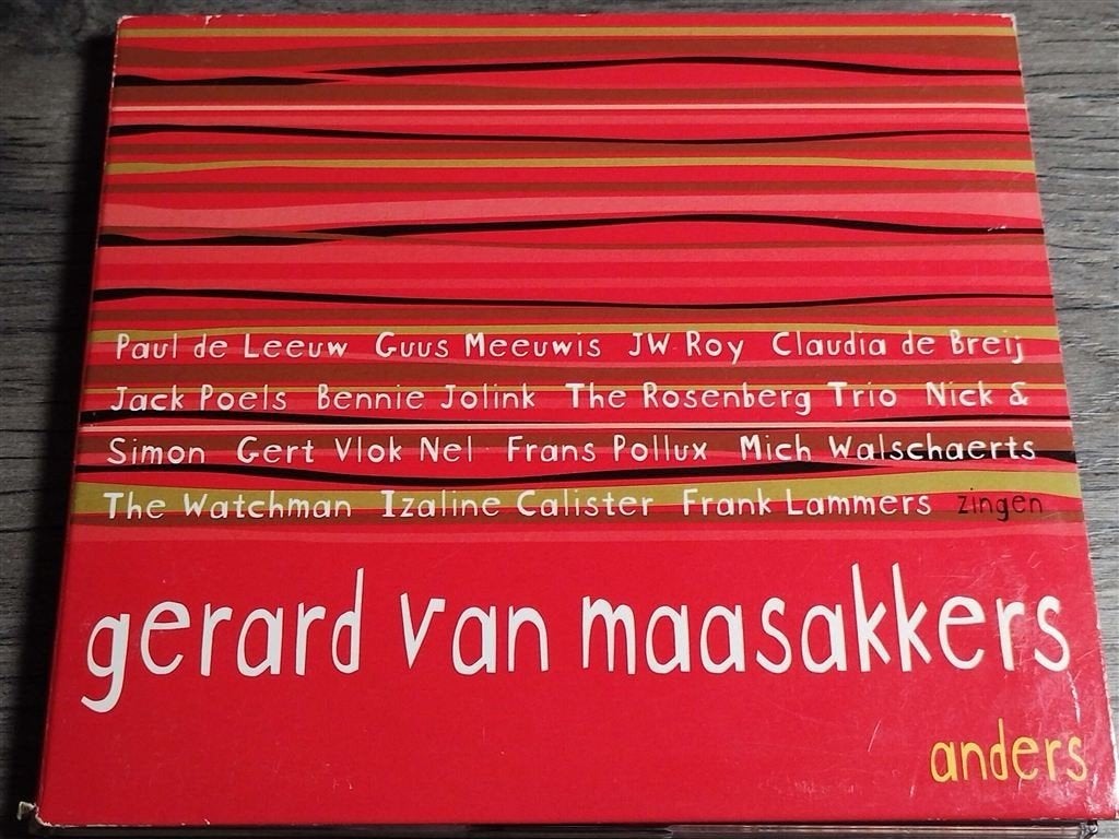 Gerard van Maasakkers ‎– Anders [gesigneerd], Ophalen of Verzenden, Zo goed als nieuw, Levenslied of Smartlap