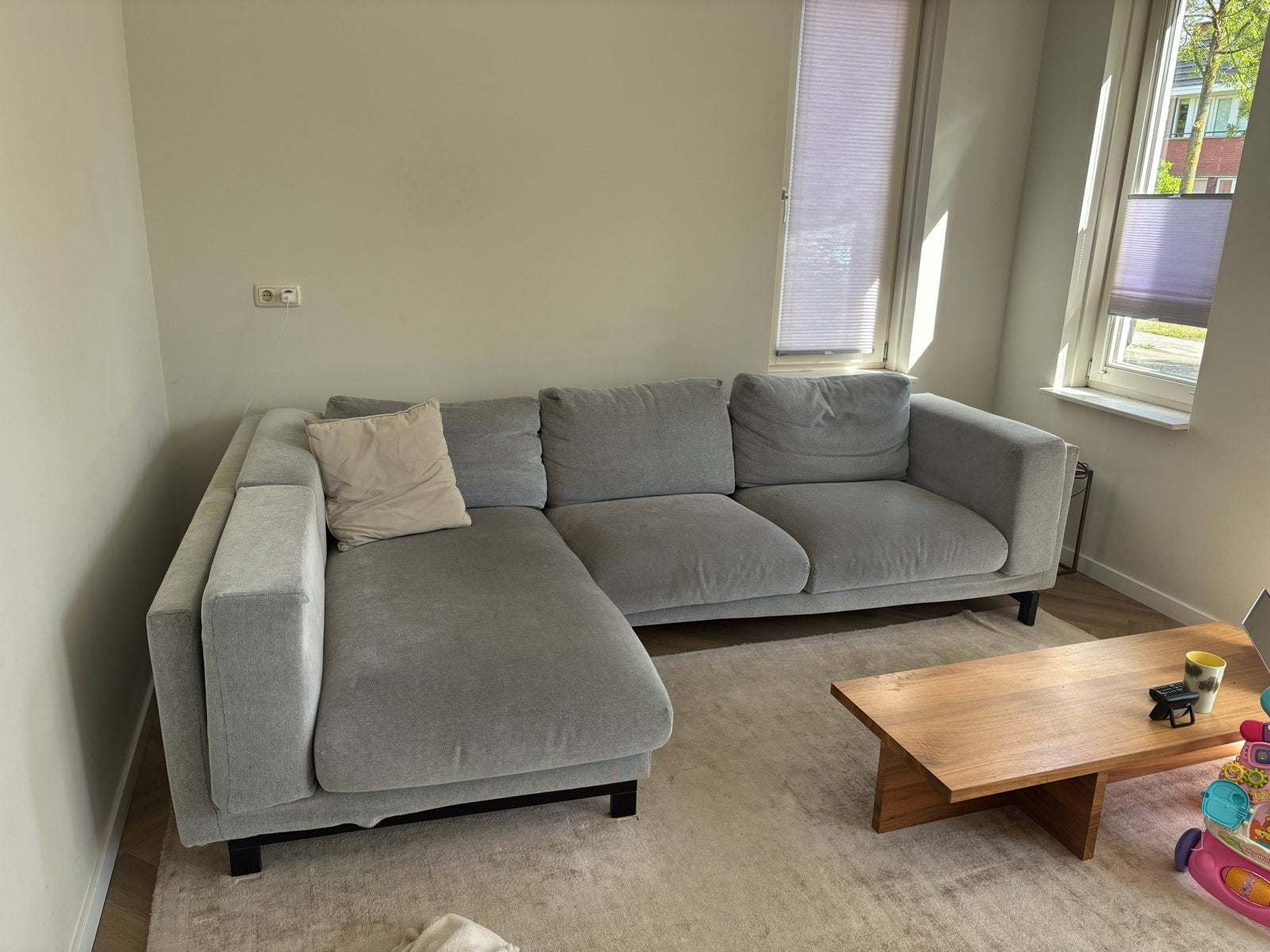 GRATIS IKEA Hoekbank - Gebruikt met wasbare hoezen, Ophalen, 250 tot 300 cm, Gebruikt, Hoekbank