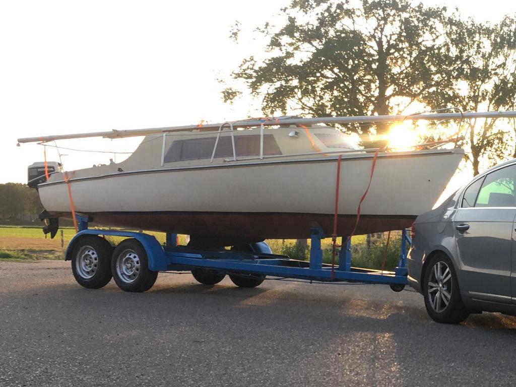 Boot met trailer, Ophalen of Verzenden, Gebruikt