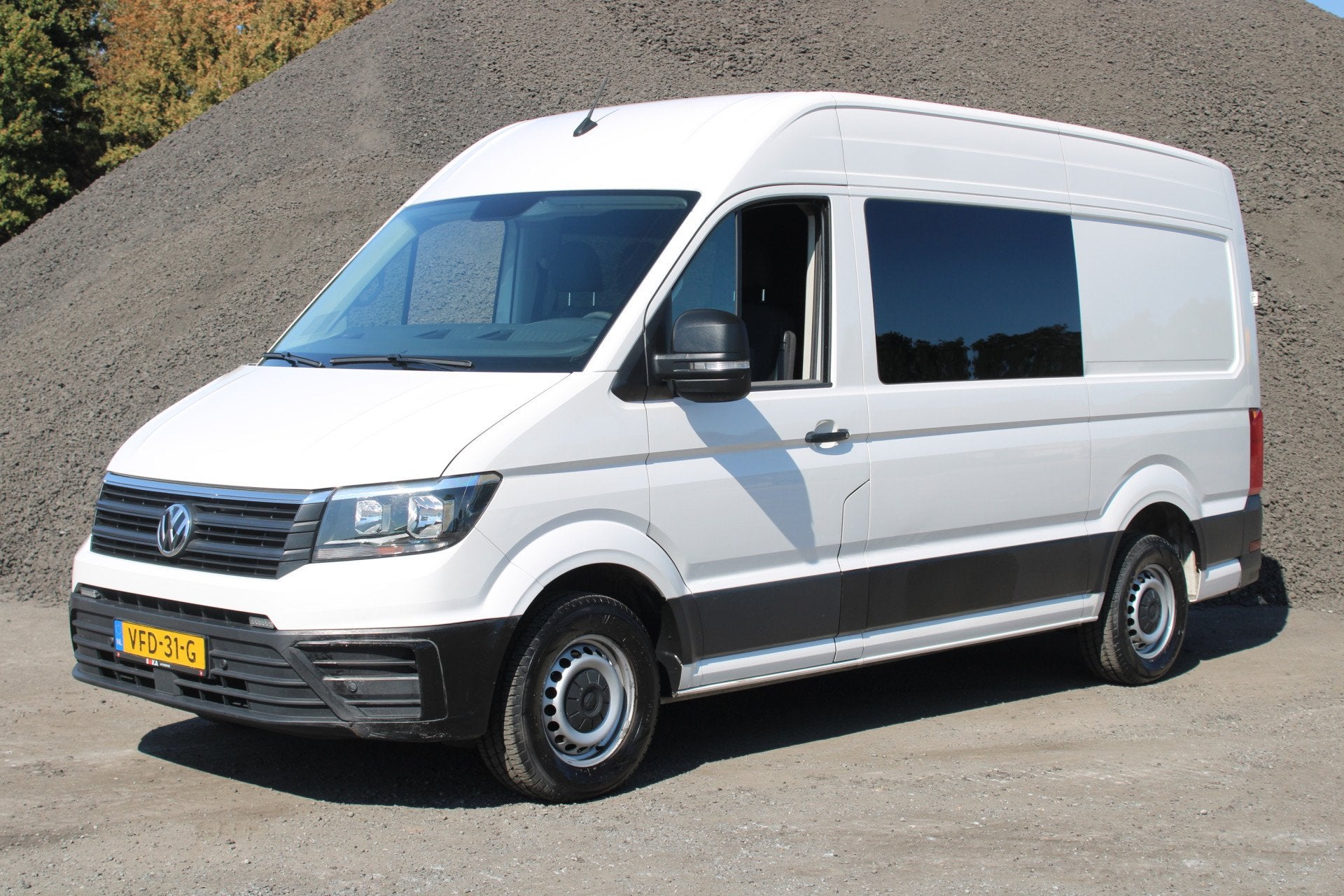 Volkswagen Crafter 35 2.0 TDI L3H3 DC |Camera|Dubbel cabine|, Stof, Gebruikt, 4 cilinders, Volkswagen