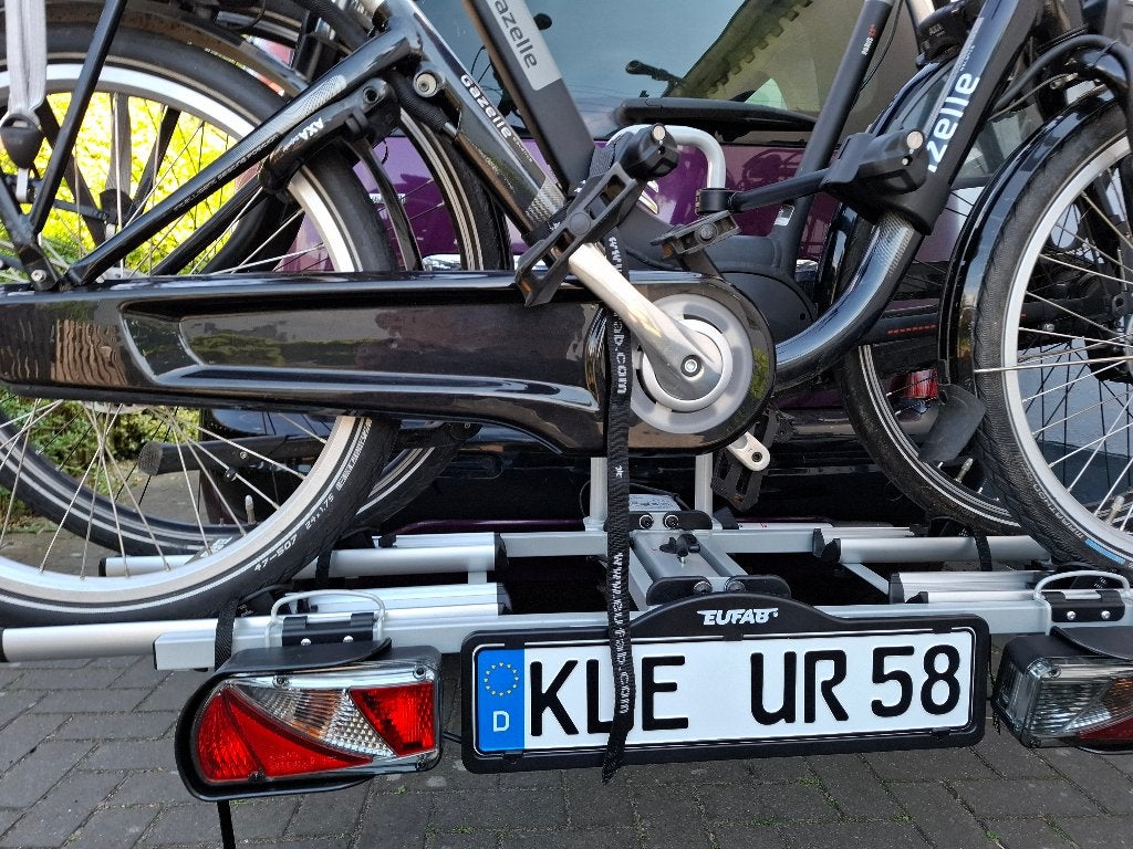 Fietsdrager, Ophalen, Zo goed als nieuw, 2 fietsen, Trekhaakdrager