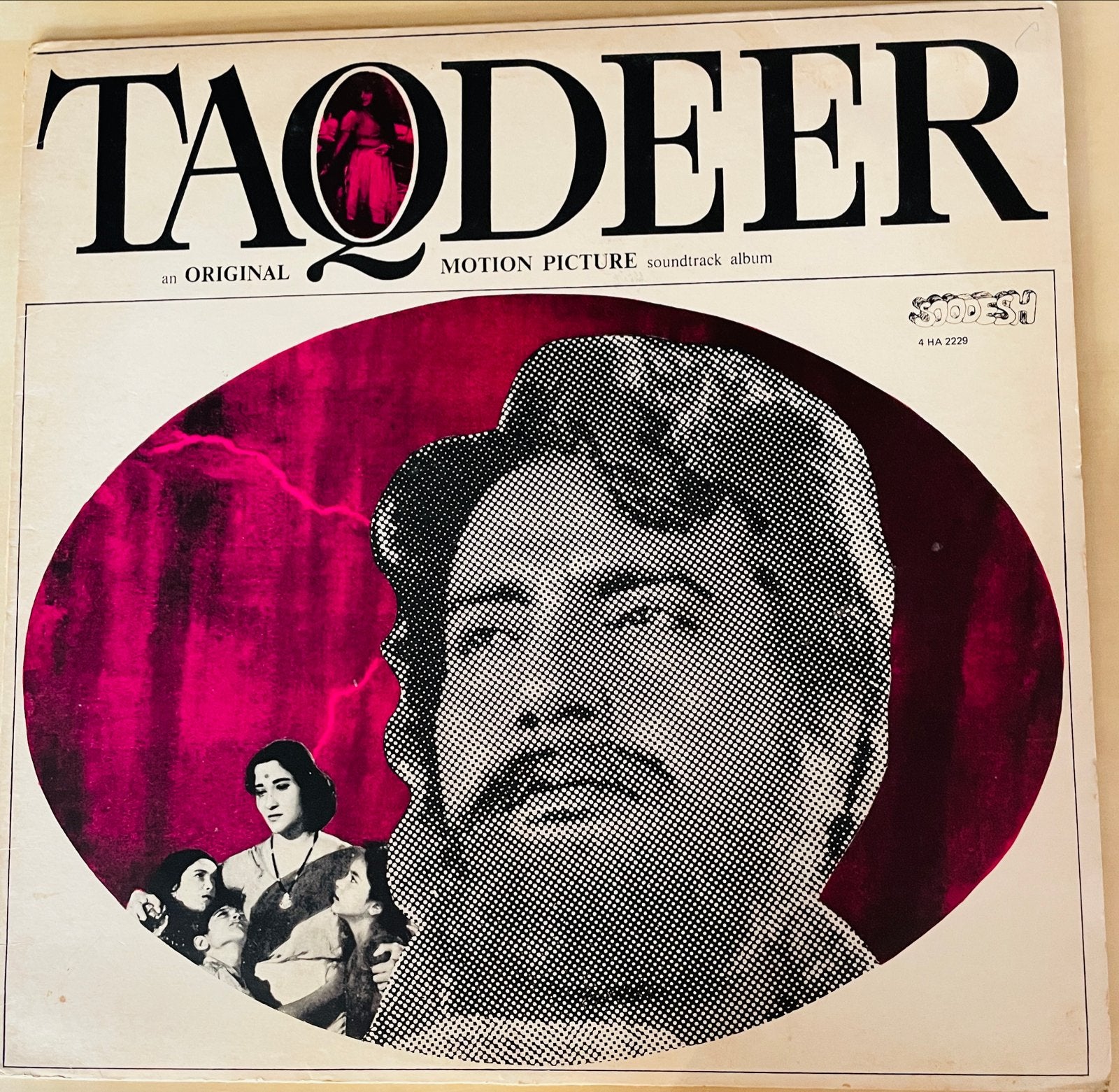 Taqdeer - Originele Indiase Soundtrack LP, Cd's en Dvd's, LP, Verzenden, Originele persing, Zo goed als nieuw