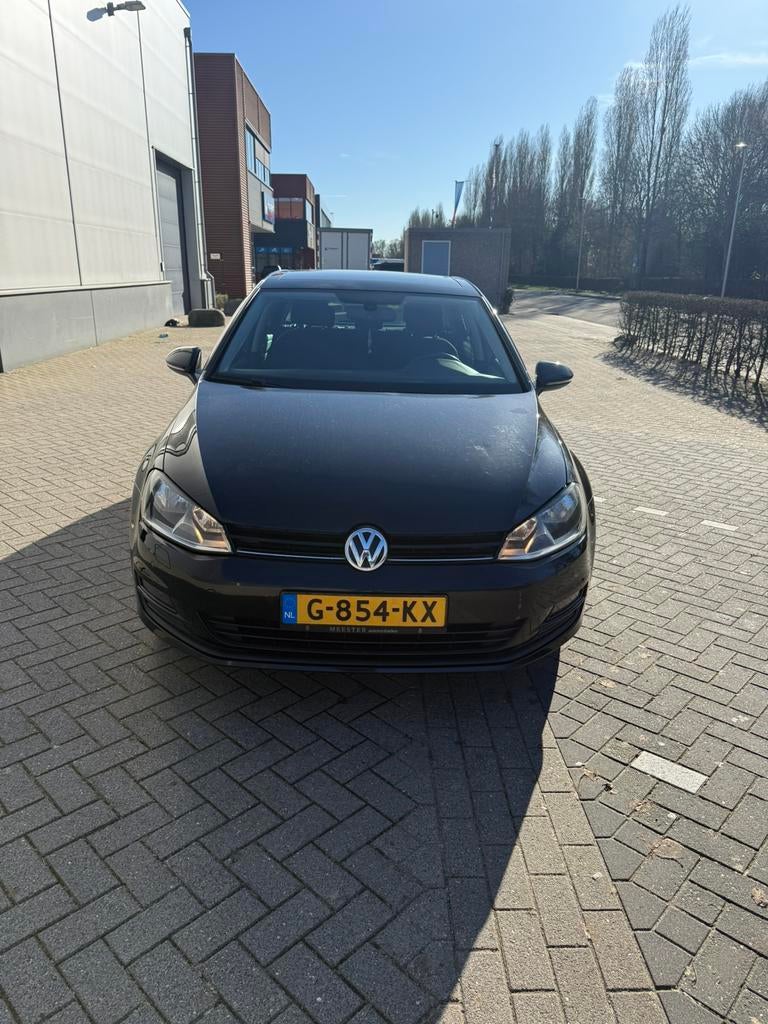 Volkswagen Golf 7 2014 | 1.4 TSI Pano | Cruise | APK 02-2027, Auto's, Stof, Zwart, Automatische klimaatregeling, Zwart