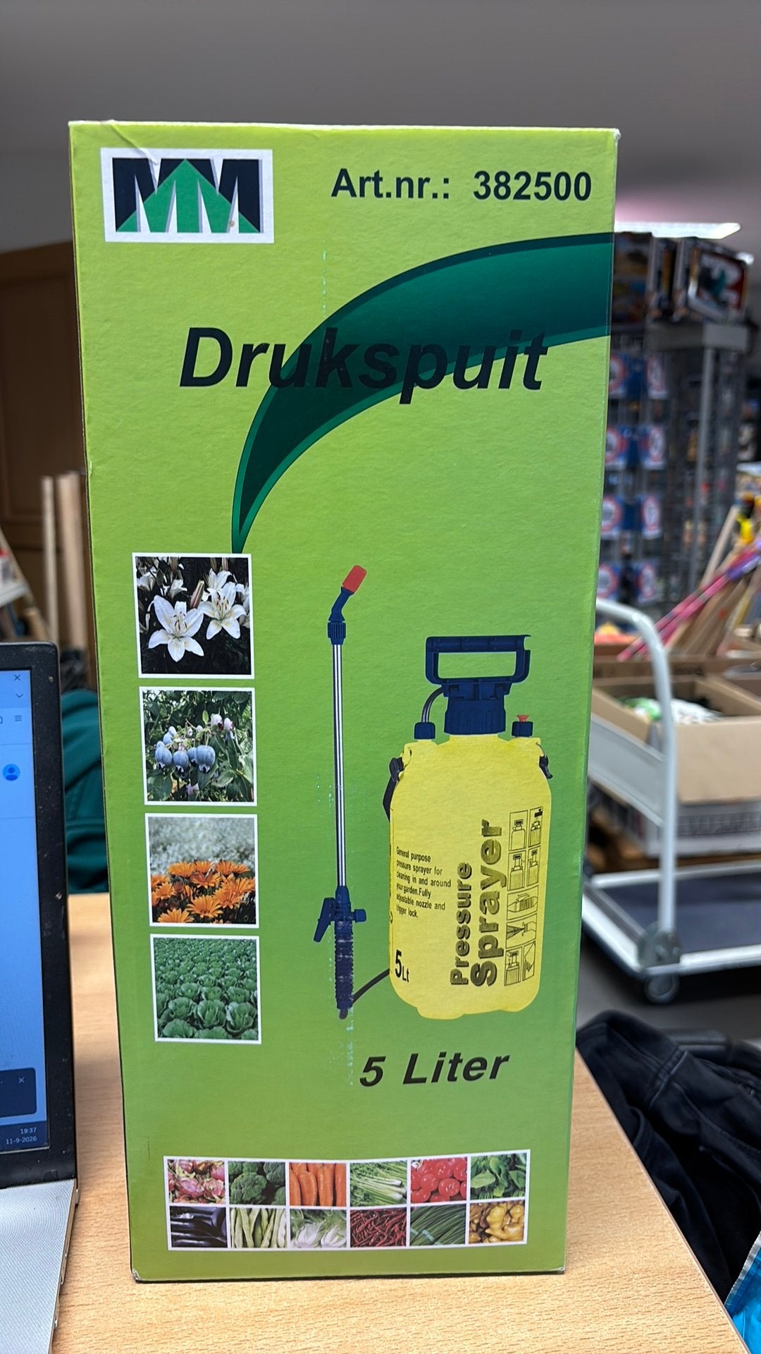 Euro Tool Drukspuit 5 liter, Ophalen of Verzenden, Nieuw, Onkruidbestrijding