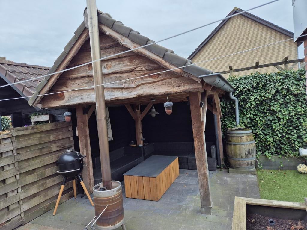 Douglas overkapping, Ophalen, Veranda