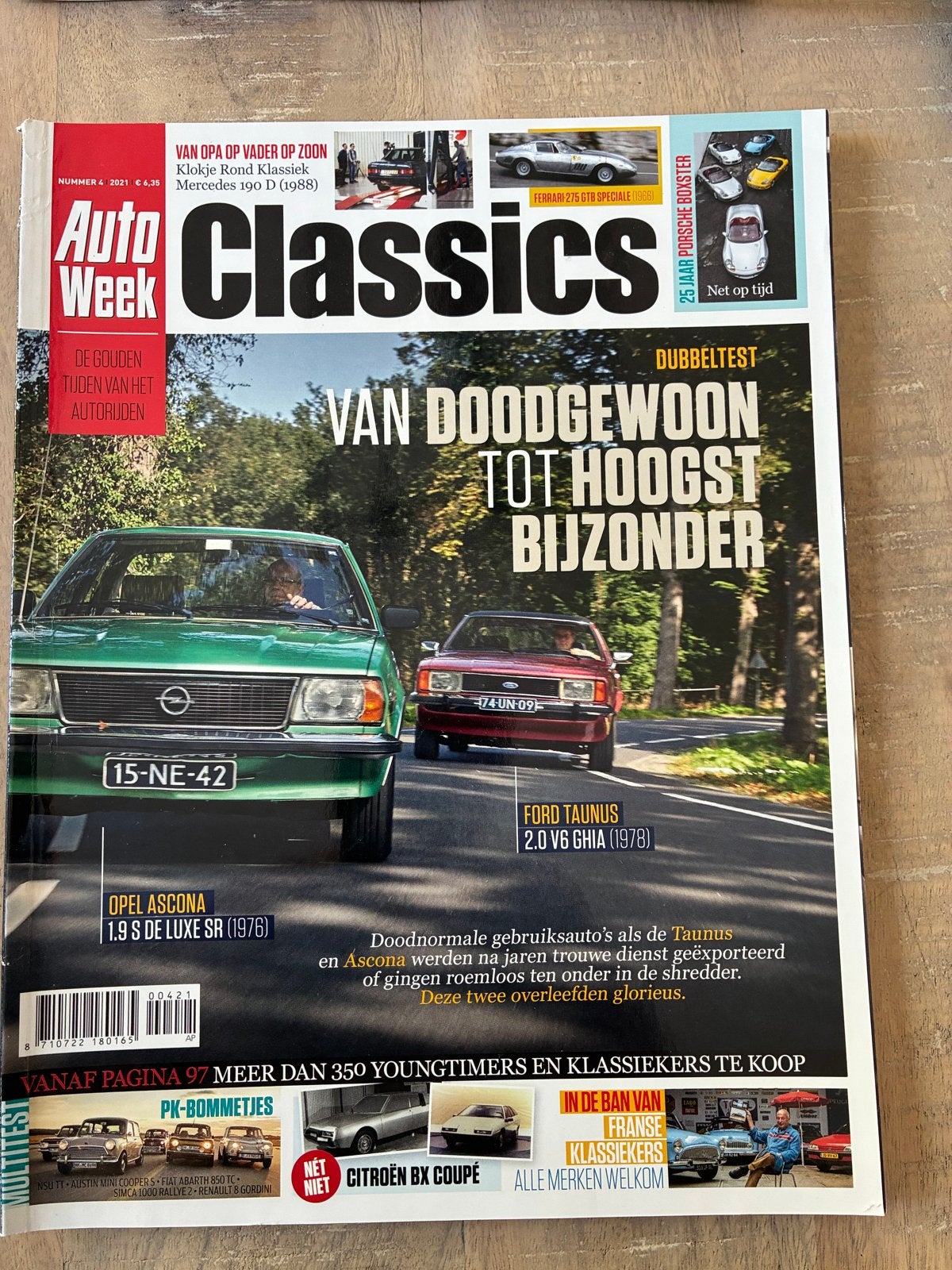 AutoWeek Classics - Nummer 4 2021, Boeken, Auto's | Folders en Tijdschriften, Ophalen of Verzenden, Gelezen, Algemeen