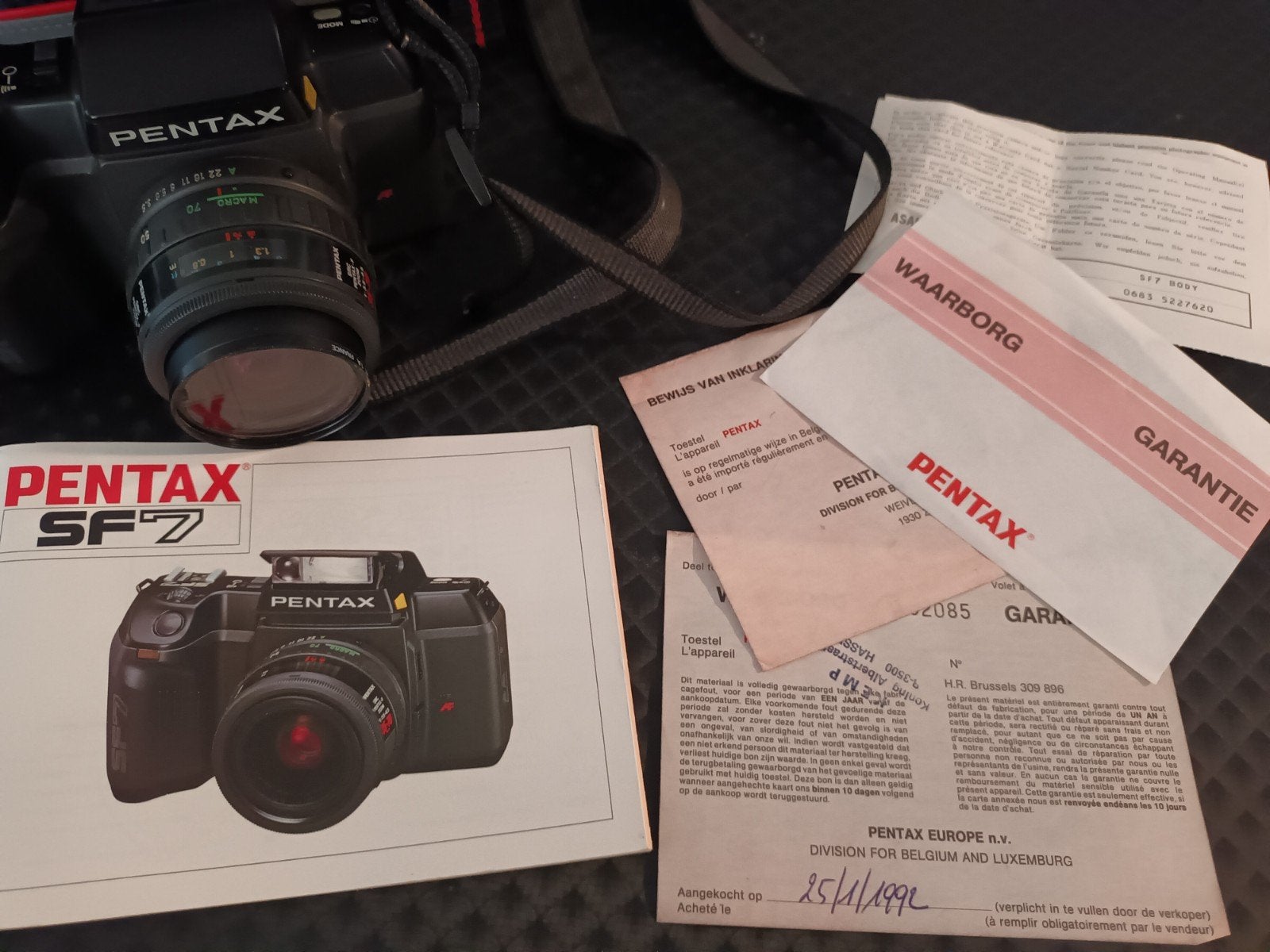 pentax sf7, Audio, Tv en Foto, Fotocamera's Analoog, Ophalen of Verzenden, Spiegelreflex, Pentax
