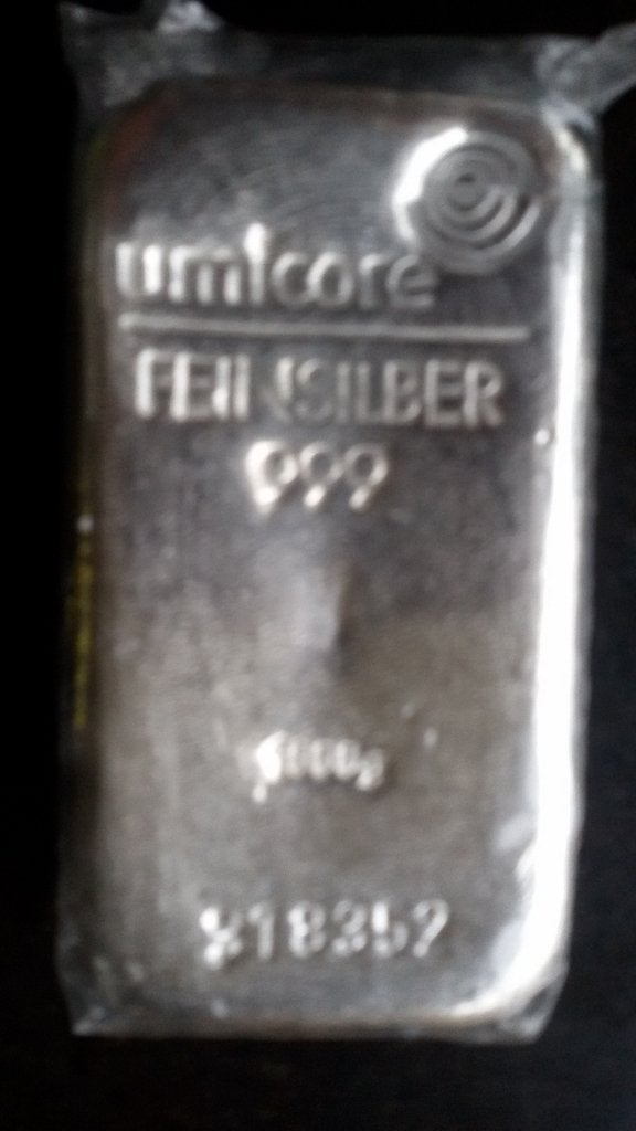 kilo zilver baar, Ophalen, Zilver