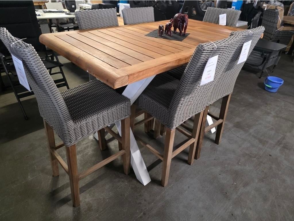 Barset Sensline barkrukken Allure bartafel, Huis en Inrichting, Ophalen of Verzenden, Nieuw