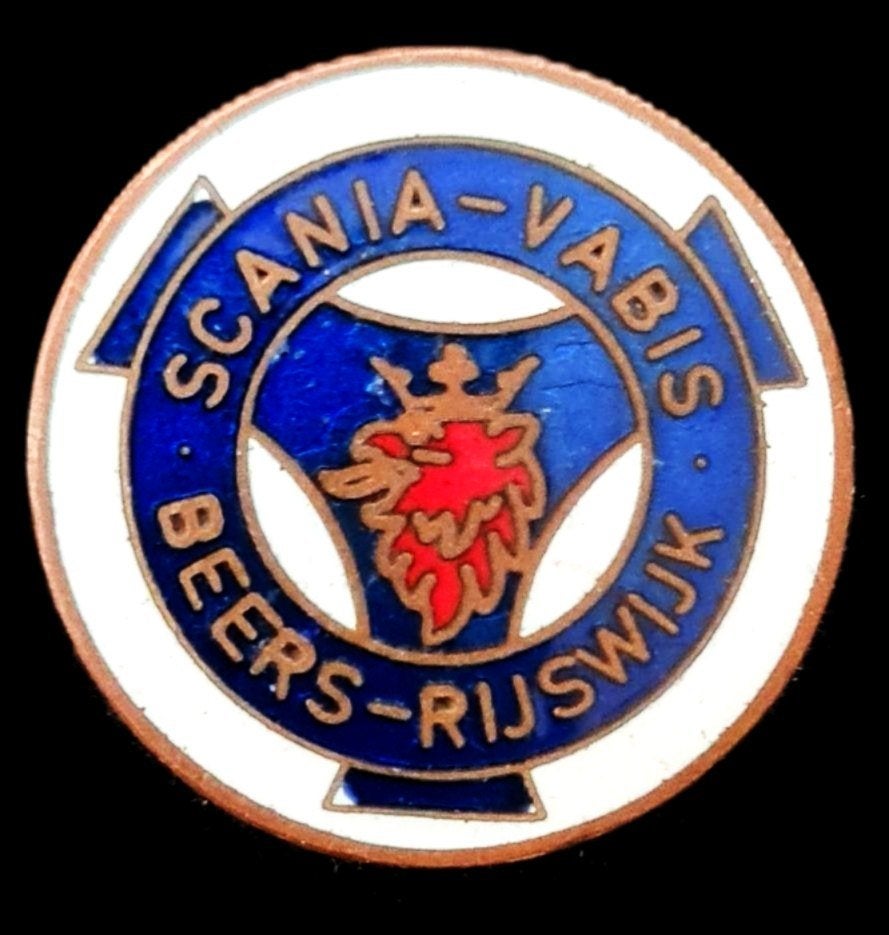 Scania-Vabis met Beers-Rijswijk tekst- speld -, Ophalen of Verzenden, Nieuw, Transport, Speldje of Pin