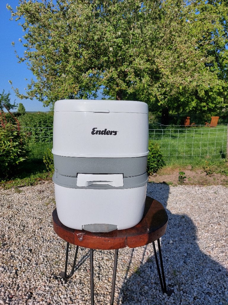 Verplaatsbaar ecotoilet, Ophalen, Zo goed als nieuw
