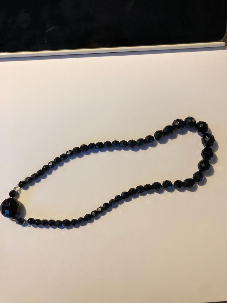 Prachtige ketting Gitten, Ophalen, Zo goed als nieuw, Zwart, Overige materialen