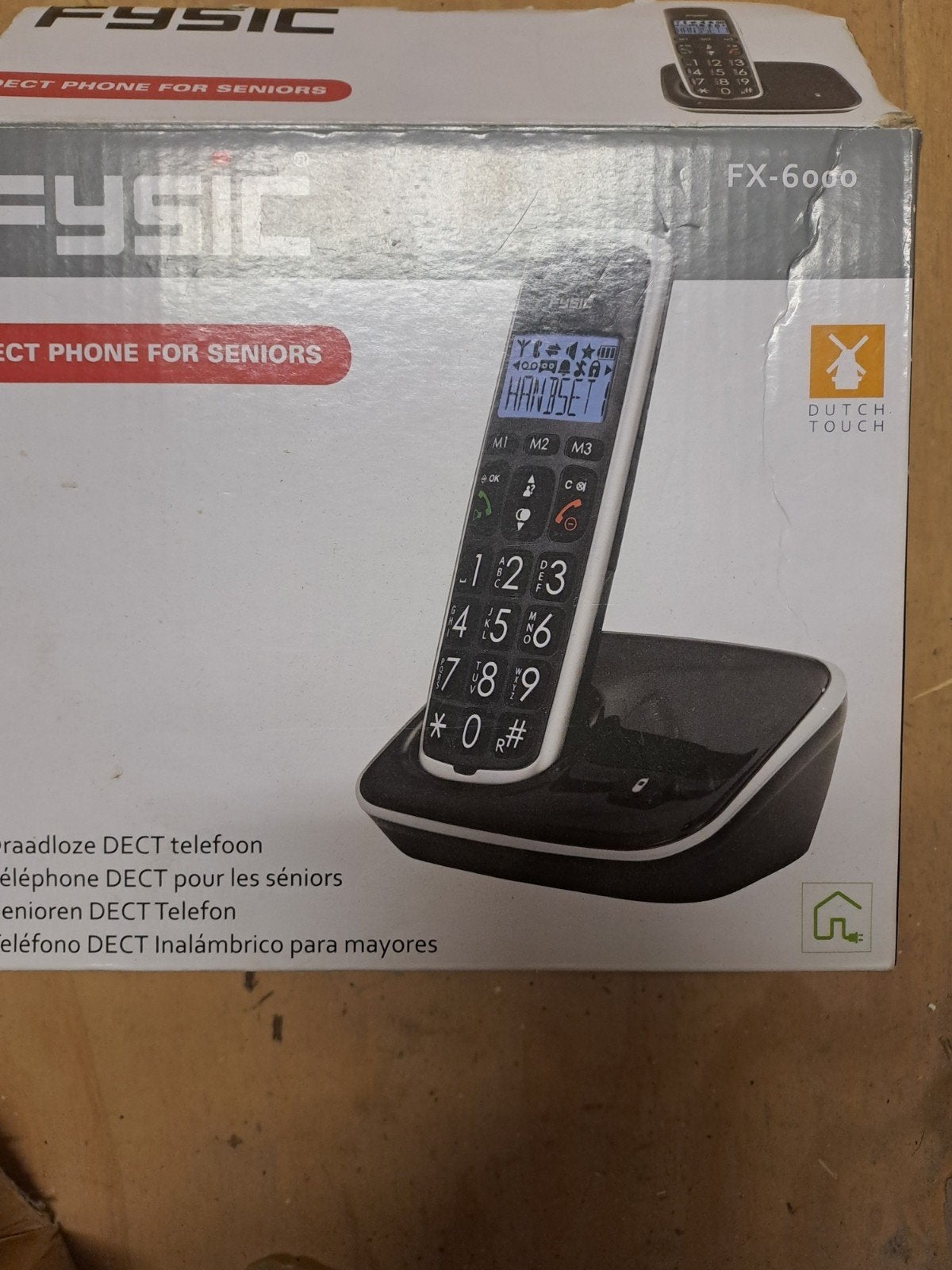 Fysic FX-6000 Seniorentelefoon - Zo goed als nieuw, Ophalen of Verzenden, Zo goed als nieuw, 1 handset