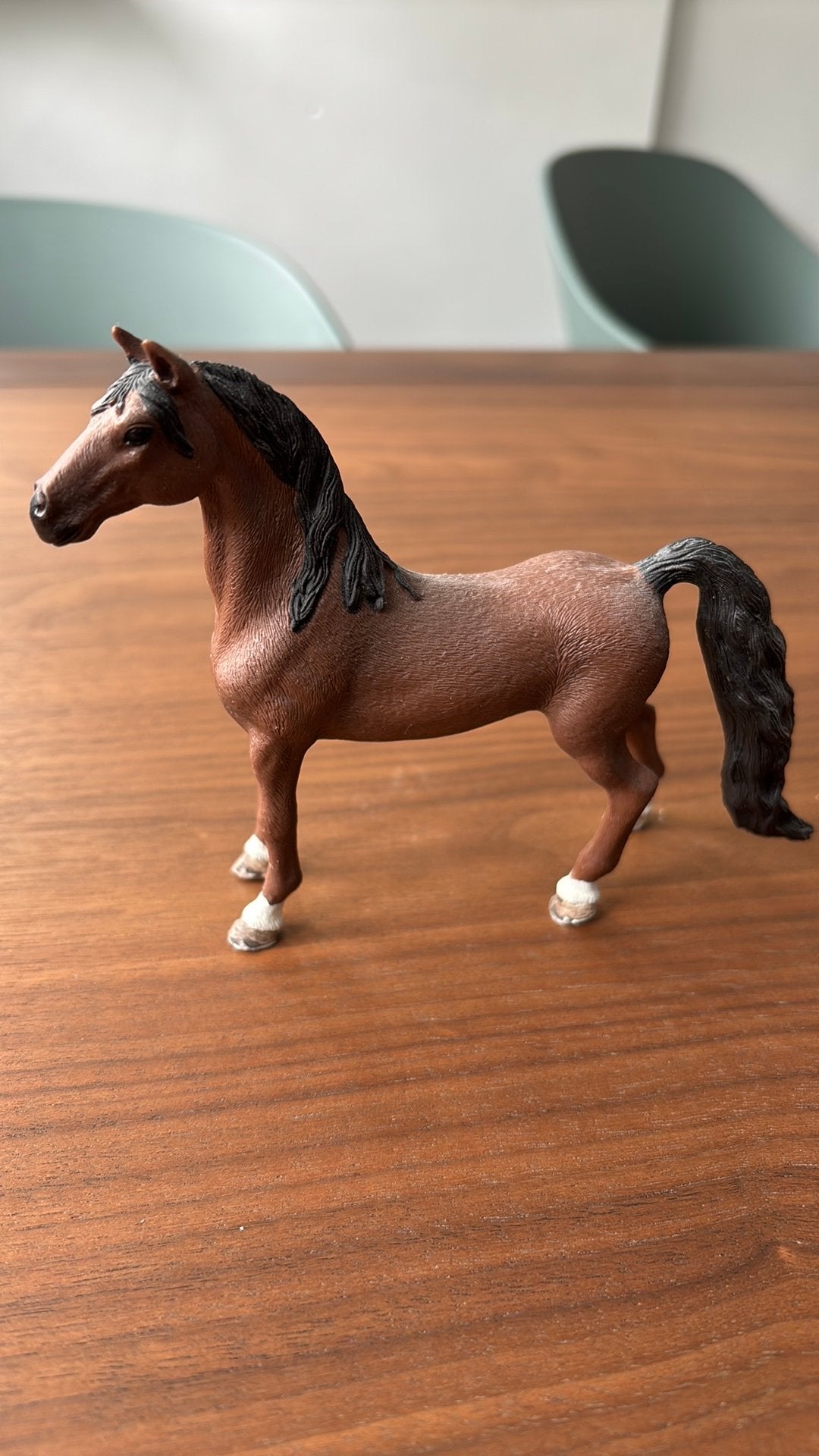 Schleich paard 13913 bruin met zwarte manen en staart, Ophalen of Verzenden, Zo goed als nieuw