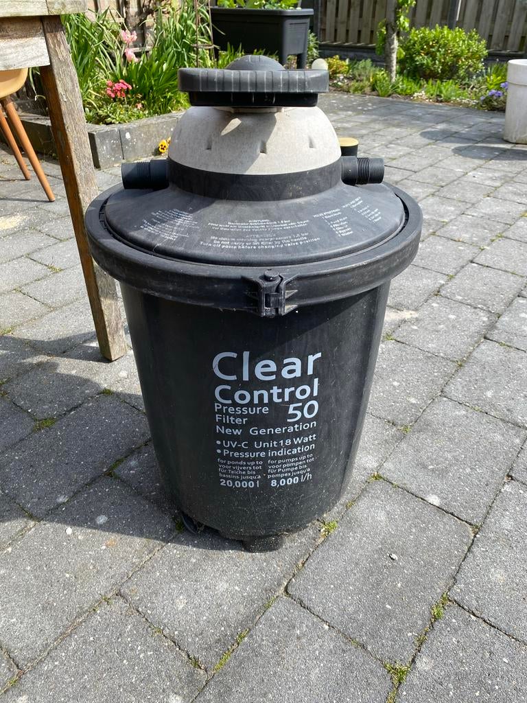 Clear Control Pressure Filter 50 - Vijverfilter, Ophalen, Gebruikt