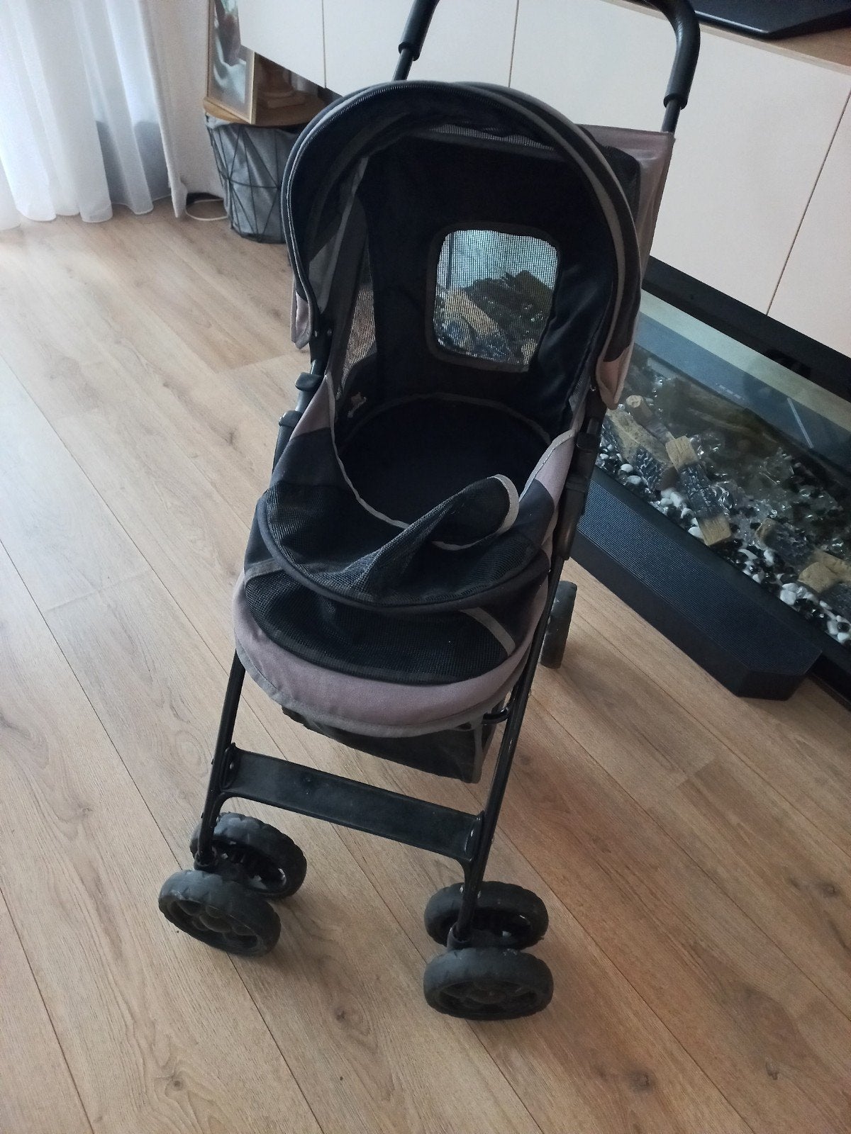 Honden buggy, Ophalen, Gebruikt