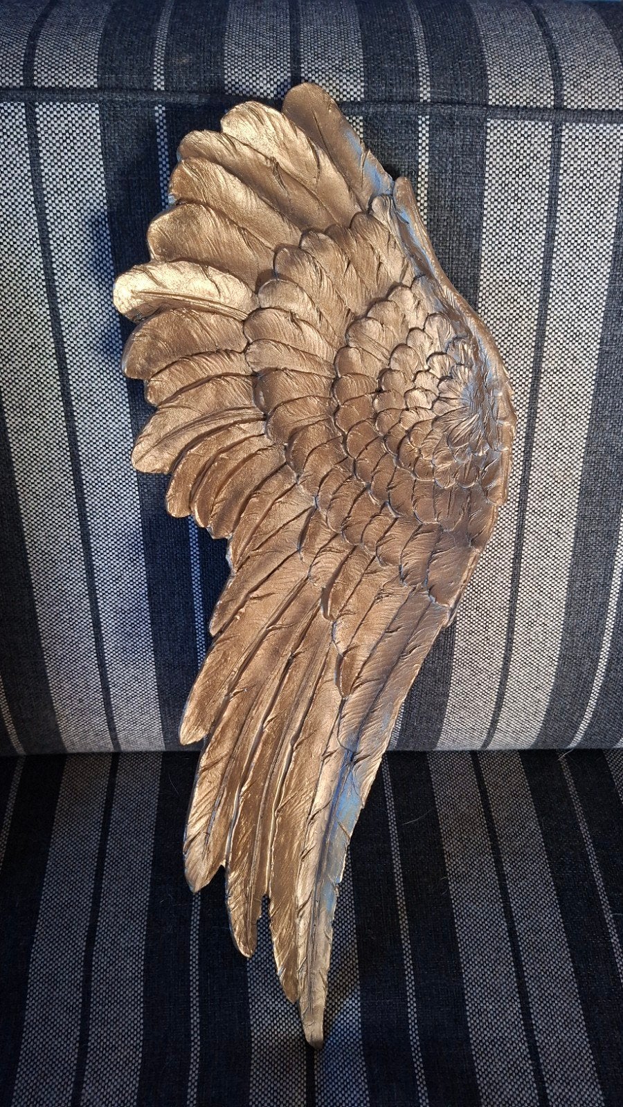Decoratieve Engelen Vleugels - Goud met Patina, Ophalen, Vintage, Overige materialen, Zo goed als nieuw