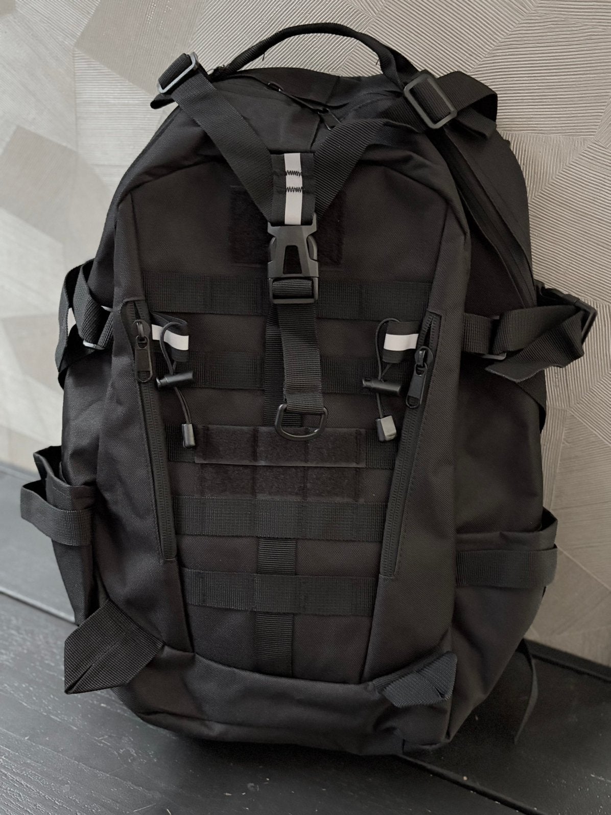 Black tactical rugzak 45L, Ophalen of Verzenden, Zo goed als nieuw, Overige merken
