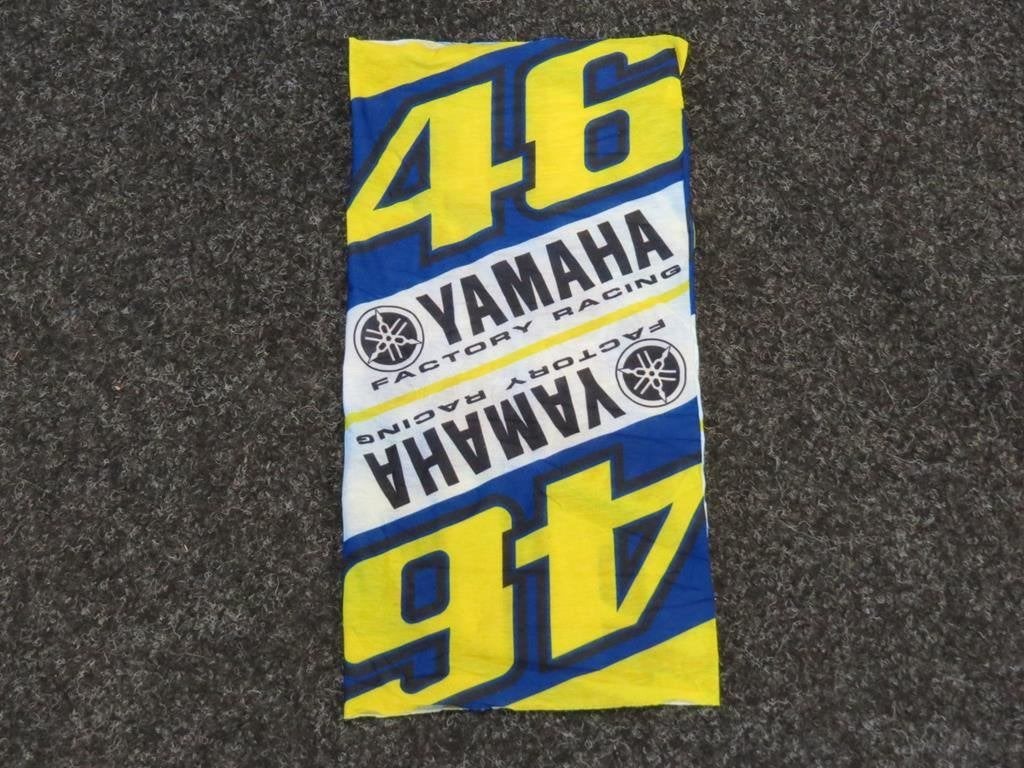 Valentino Rossi Yamaha dual neckwarmer buff kol, Nieuw met kaartje, Overige typen, Ophalen of Verzenden, VR Racing Apparel