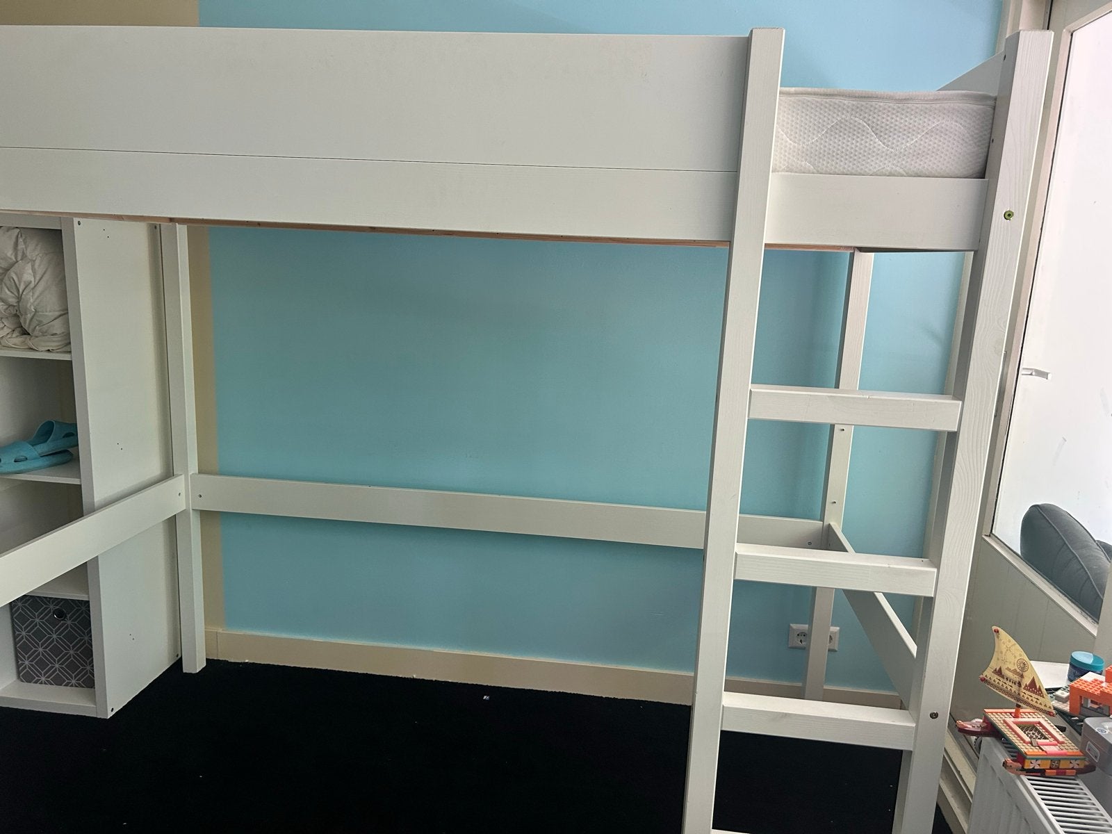 Wehkamp Charlie Hoogslaper met matras, Ophalen, Gebruikt, Eenpersoons, 160 tot 180 cm