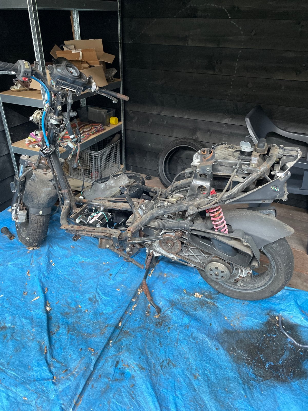 Kymco Agility 50 - Knutselproject/Onderdelen (Moet snel weg!, Ophalen, Gebruikt, Benzine, Agility