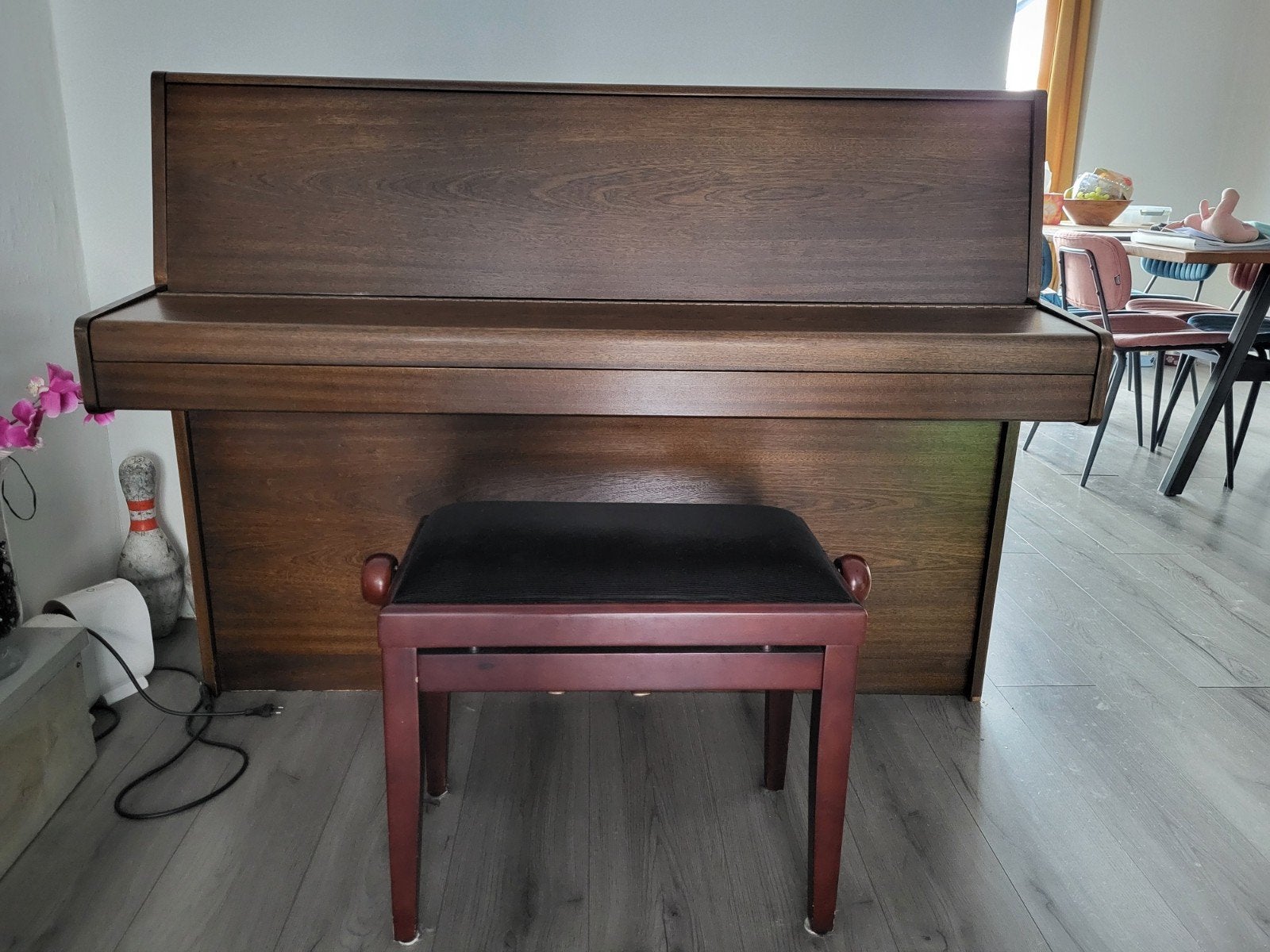 Schmidt-Flohr Piano - Berne, Switzerland, Muziek en Instrumenten, Ophalen, Gebruikt, Bruin, Piano