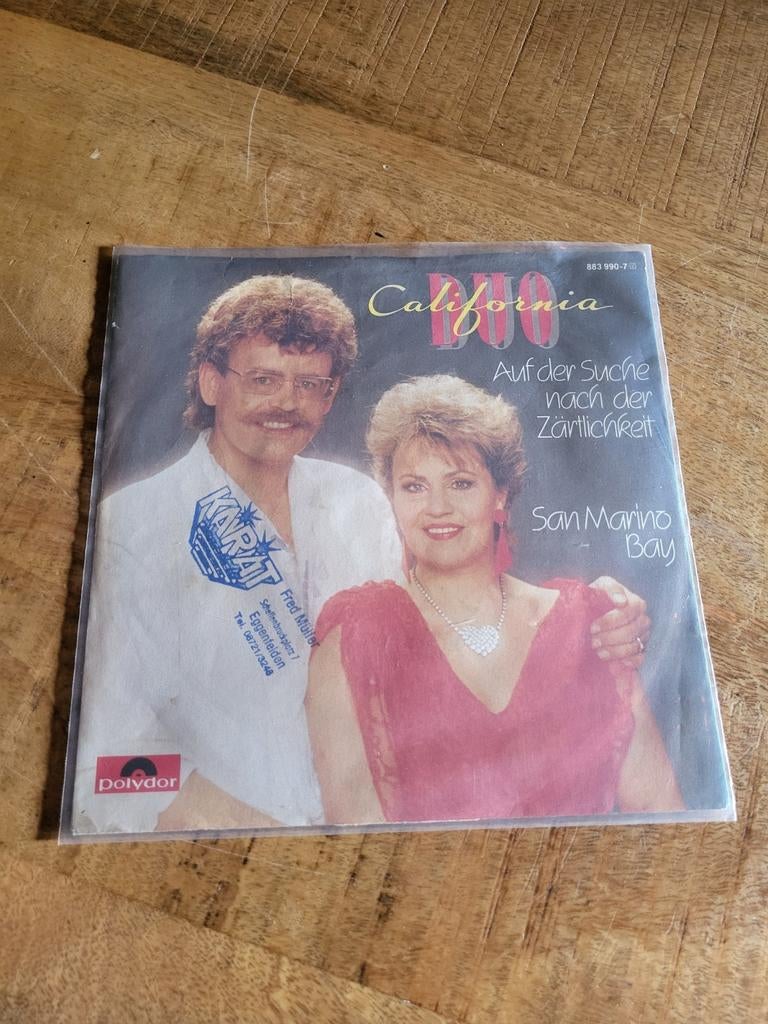 Duo california auf der suche nach der zärtlichkeit, Ophalen of Verzenden, Gebruikt, Overige formaten, Levenslied of Smartlap