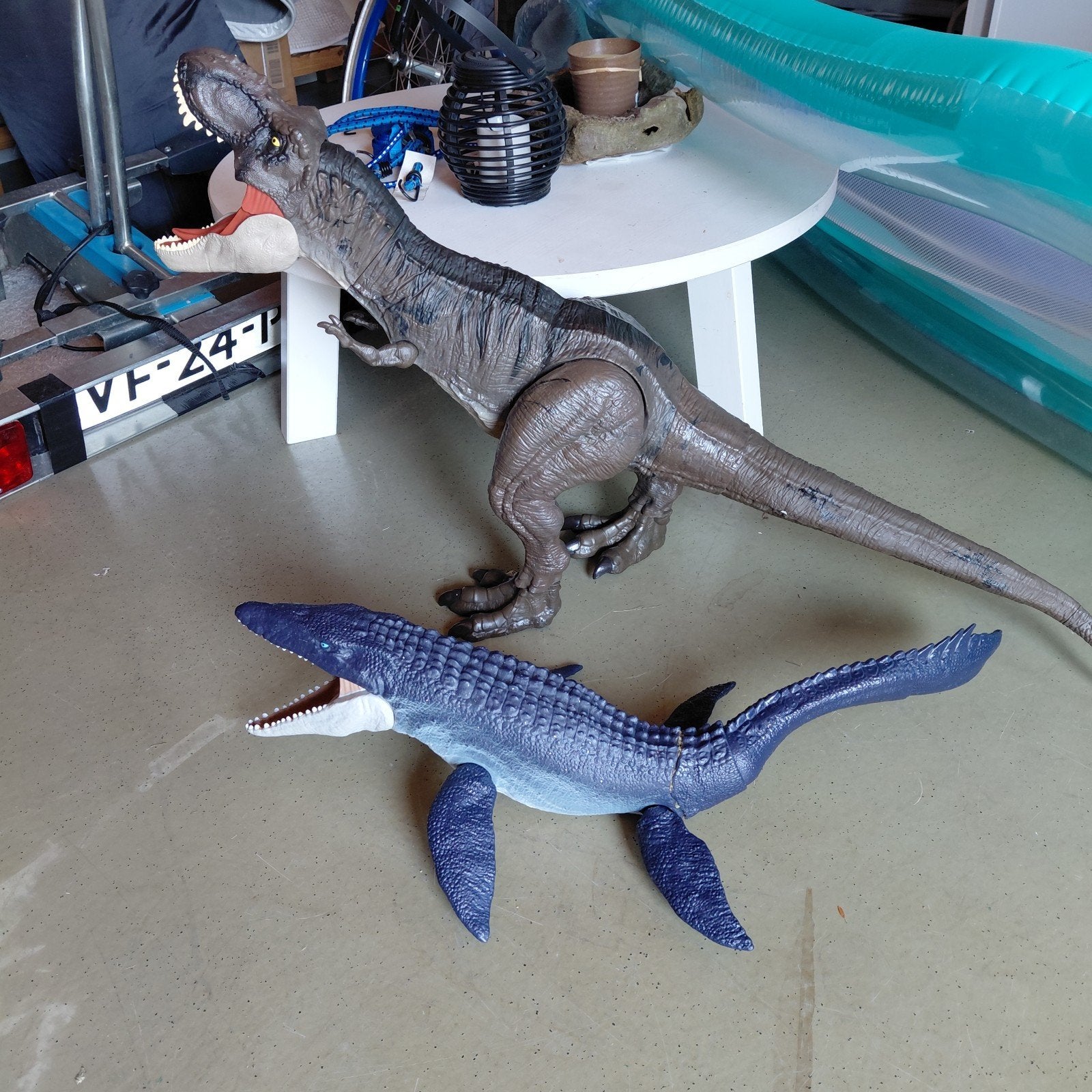 Mosasaurus Jurassic Park 1 speelgoed, Ophalen, Gebruikt