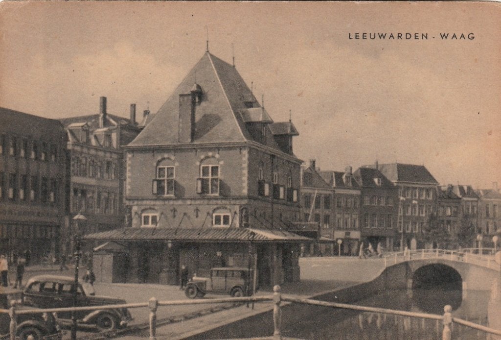 leeuwarden- waag, Ophalen of Verzenden, Voor 1920, Friesland