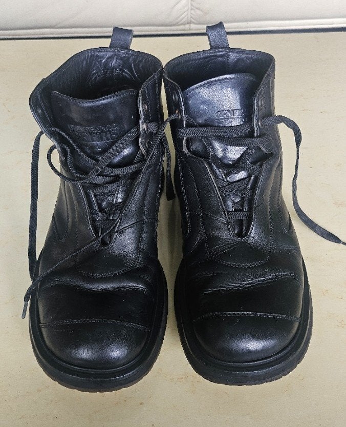Gianfranco Ferré laarzen maat 42/43, Zwart, Boots, Ophalen of Verzenden, Gedragen