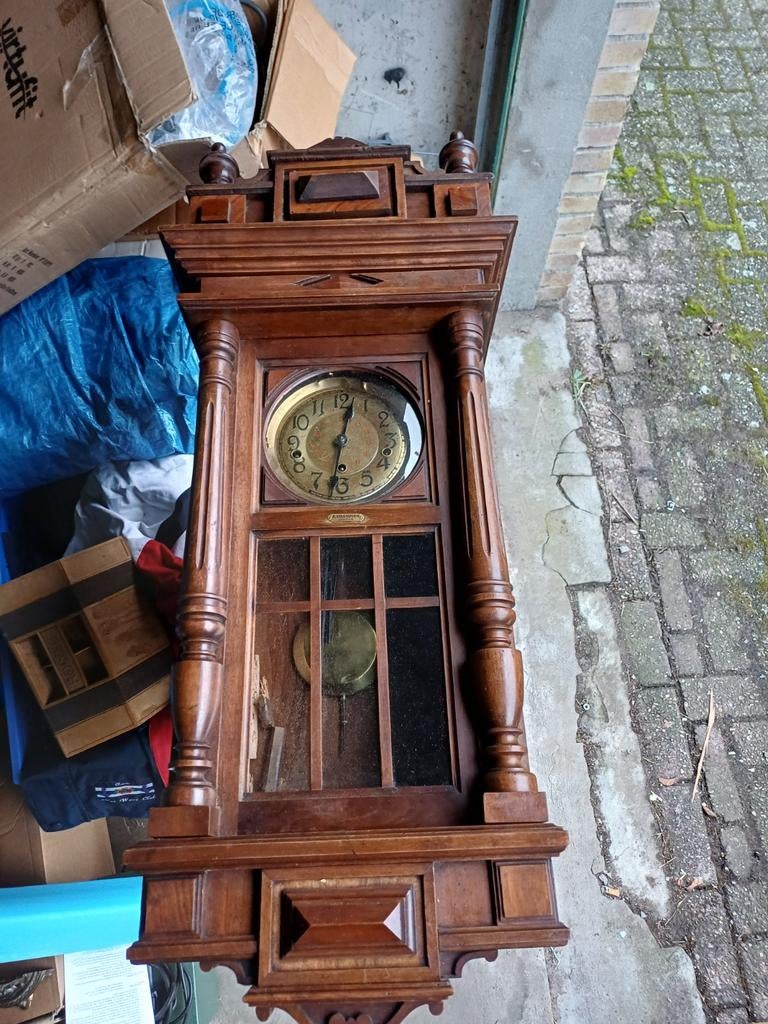 12 antieke en vintage wandklokken 8, Ophalen of Verzenden