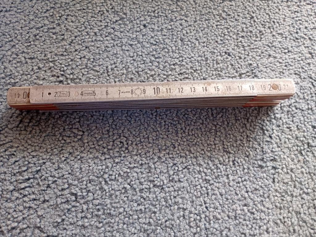 Vintage Duimstok Engeland Gravemat Mabo, Ophalen of Verzenden