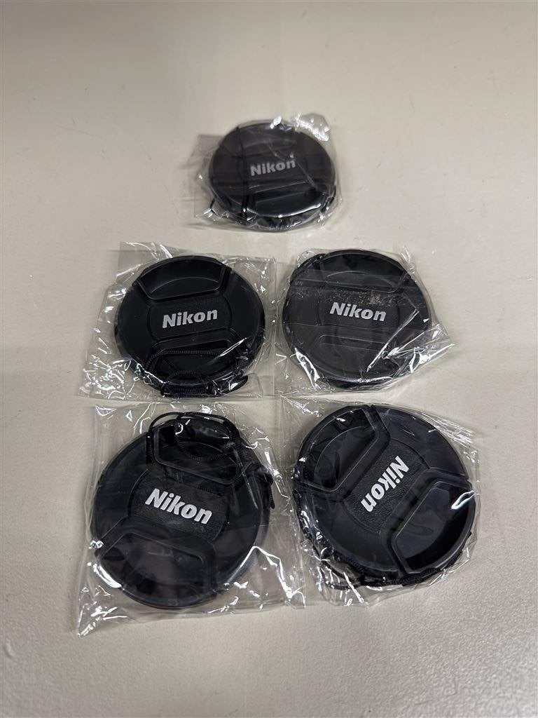 Camera Front Lens Cap Cover 55mm Voor Nikon als LC-55 - 5 st, Ophalen of Verzenden, Nieuw, Spiegelreflex, Canon
