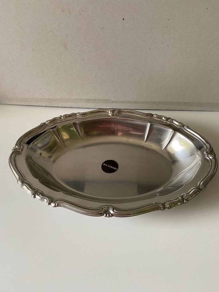 'Alessi'  zilverkleurige schaal van RVS, Ophalen of Verzenden