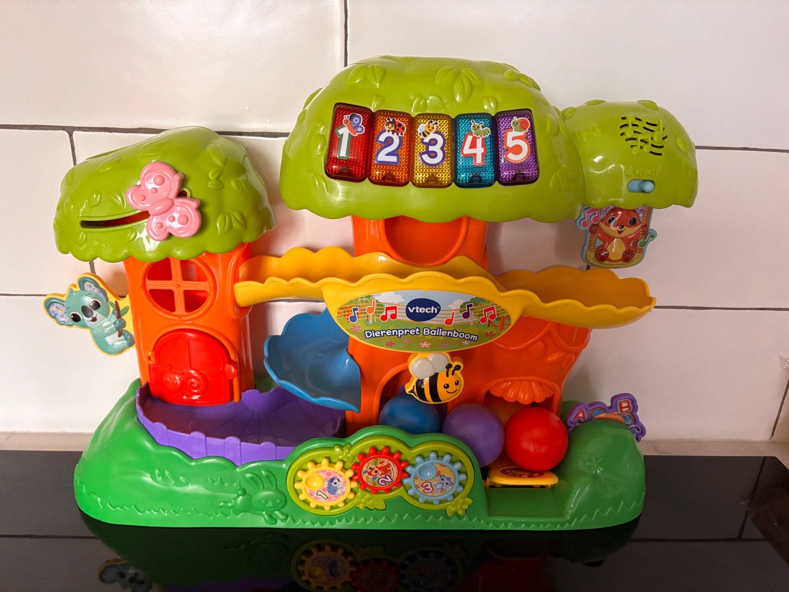 VTech Dierenpret Ballenboom - Zo goed als nieuw, Ophalen of Verzenden, Zo goed als nieuw, 6 maanden tot 2 jaar