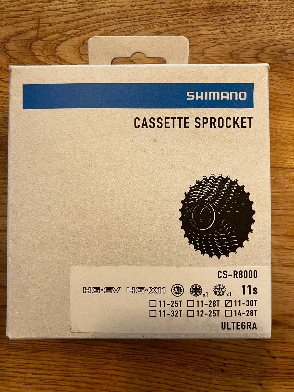 Nieuwe Shimano Ultegra CS-R8000 Cassette Sprocket 11s, Fietsen en Brommers, Ophalen, Overige materialen, Nieuw, Derailleur of Ketting