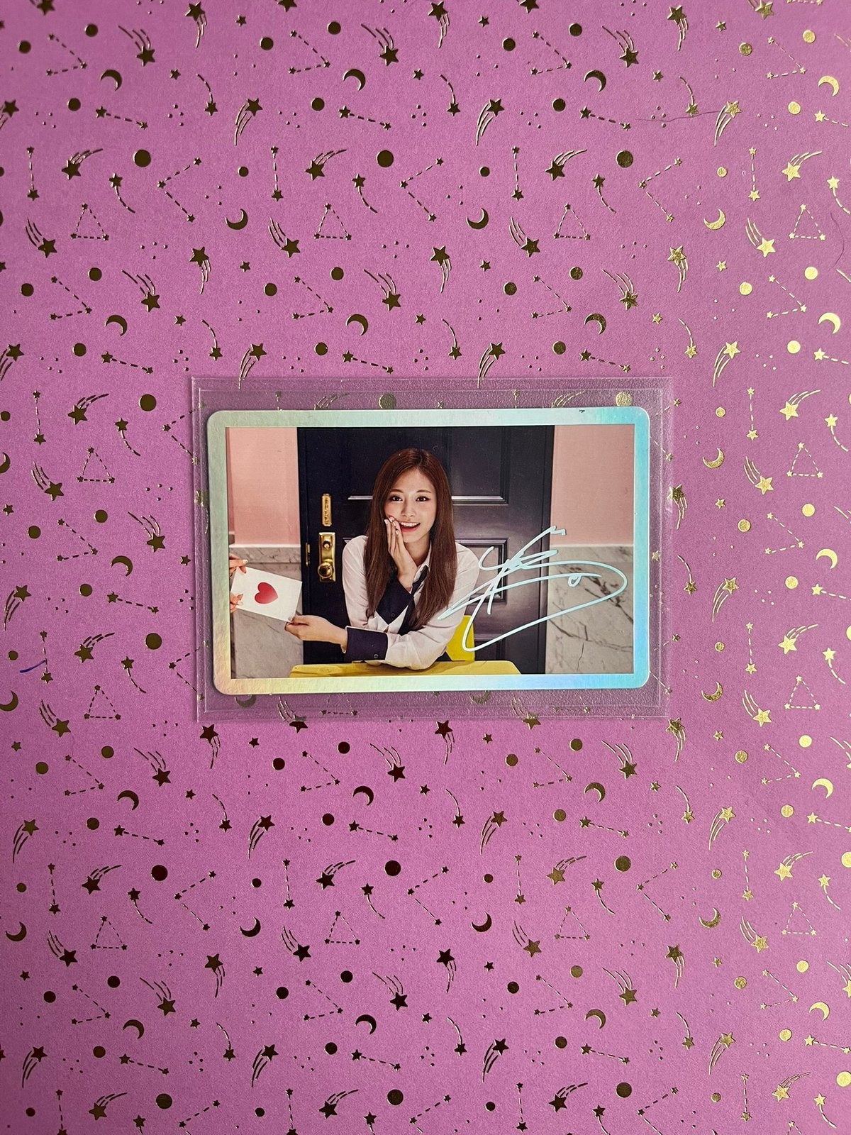 Twice Tzuyu Signal Holo Photocard, Ophalen of Verzenden, Zo goed als nieuw, Foto of Kaart