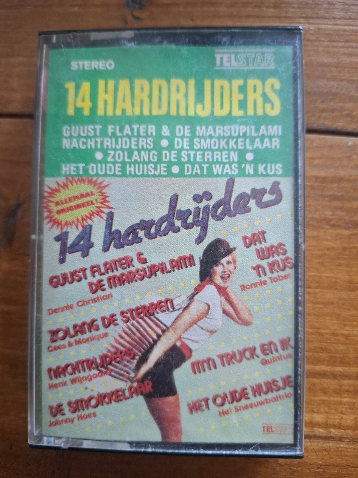 14 Hardrijders - Diverse Artiesten (Cassettebandje), Cd's en Dvd's, Gebruikt, 1 bandje, Ophalen of Verzenden, Origineel