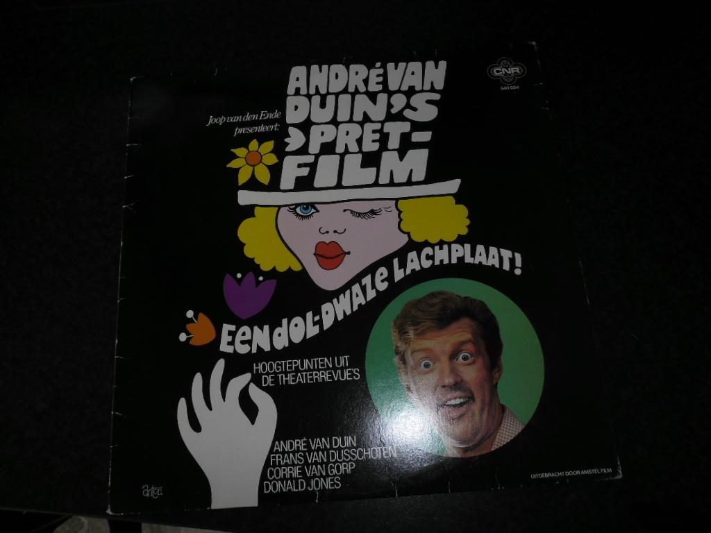 André van Duin's Pretfilm (Een Dol-Dwaze Lachplaat!), Ophalen of Verzenden, Zo goed als nieuw, 12 inch, Overige genres