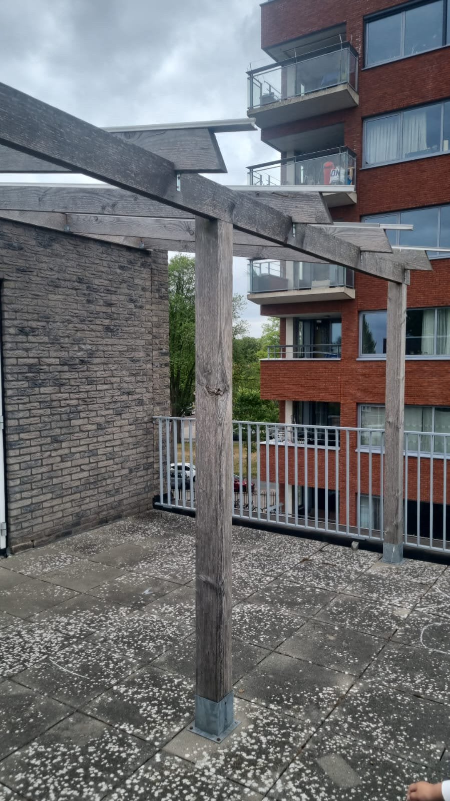Mooie veranda voor op dakterras of tuin, Tuin en Terras, Overkappingen, Ophalen of Verzenden, Gebruikt, Veranda