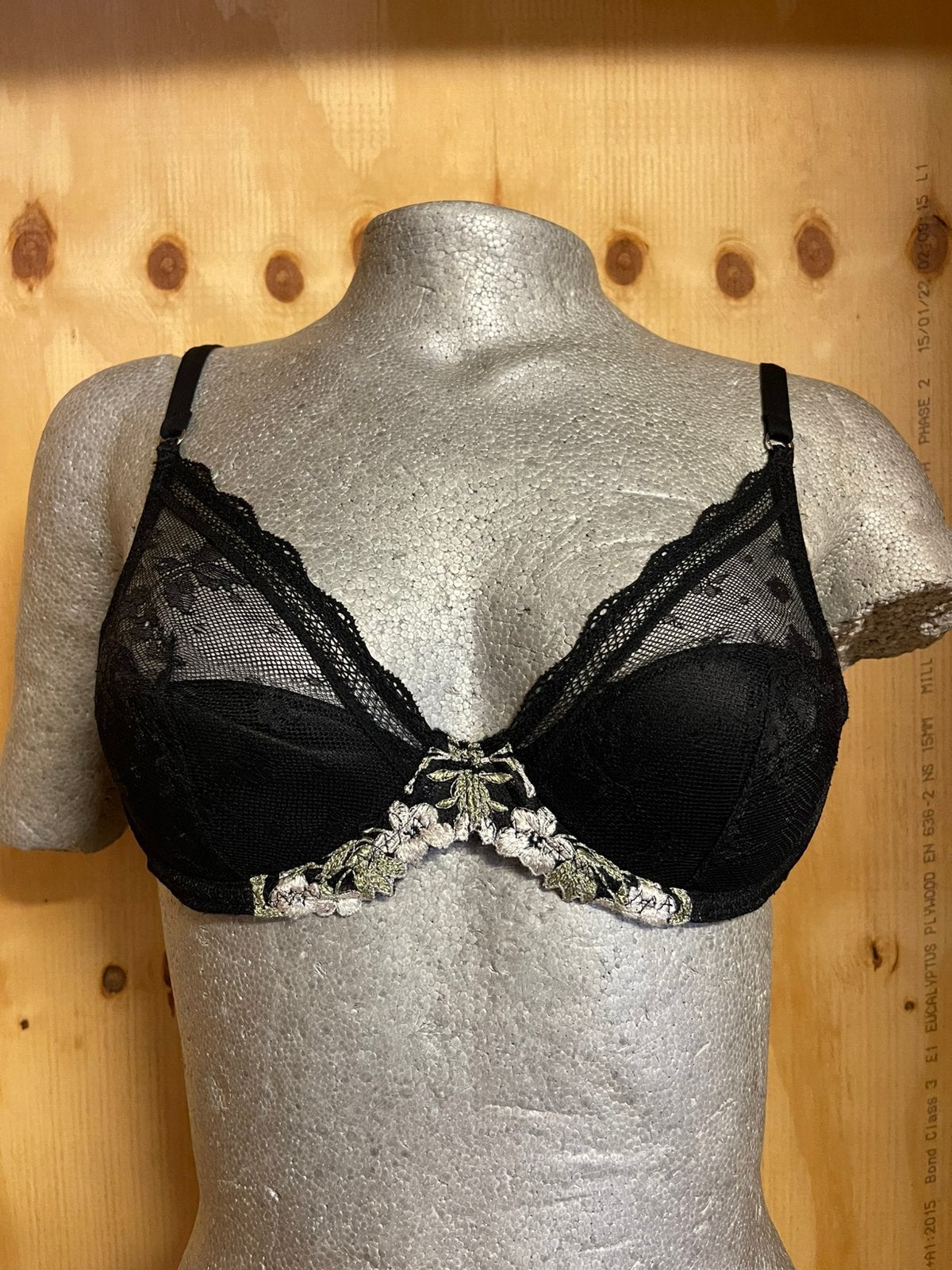 Marie jo bh 80b model ester, Verzenden, Zwart, BH