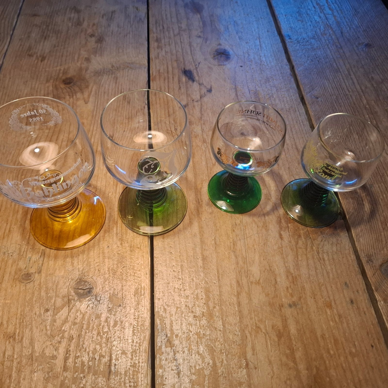 Moeselglazen retro, Verzamelen, Glas en Borrelglaasjes, Ophalen of Verzenden, Zo goed als nieuw, Overige typen