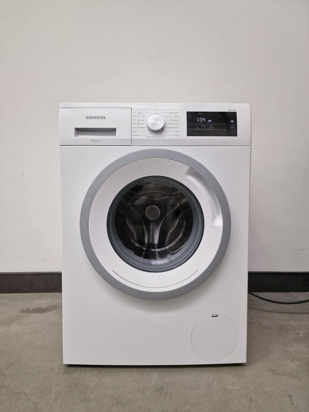 Siemens iQ300 Wasmachine (7 kg / 1400 tpm) – WM14N075NL, Ophalen, Zo goed als nieuw, Voorlader, Energieklasse A of zuiniger