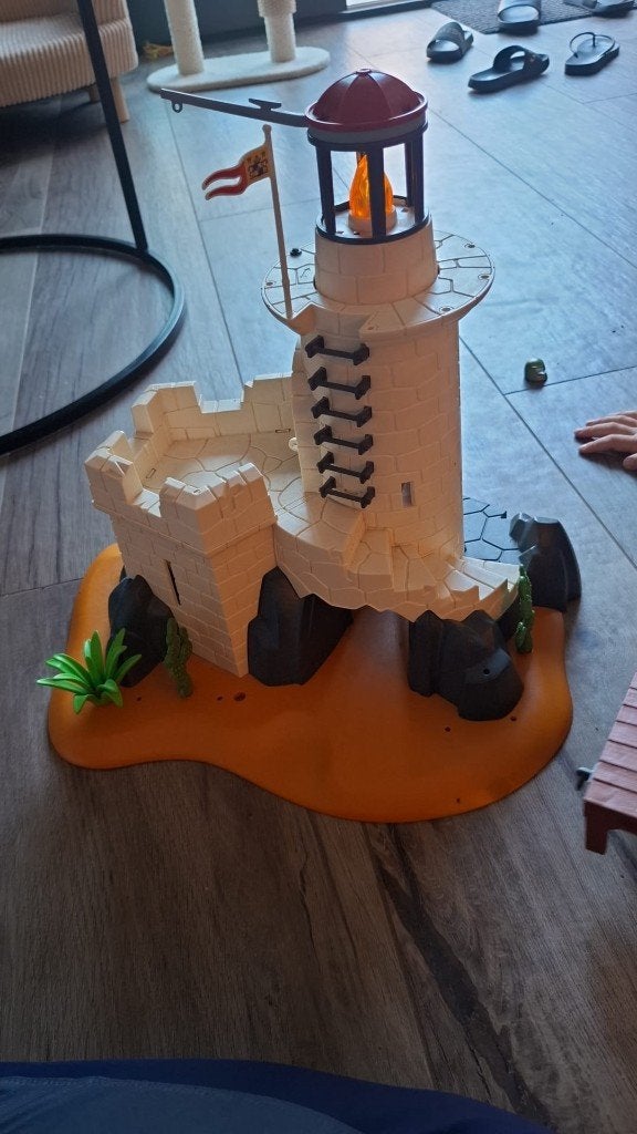 Vuurtoren Playmobil, Kinderen en Baby's, Ophalen of Verzenden, Gebruikt, Losse onderdelen, Overige typen