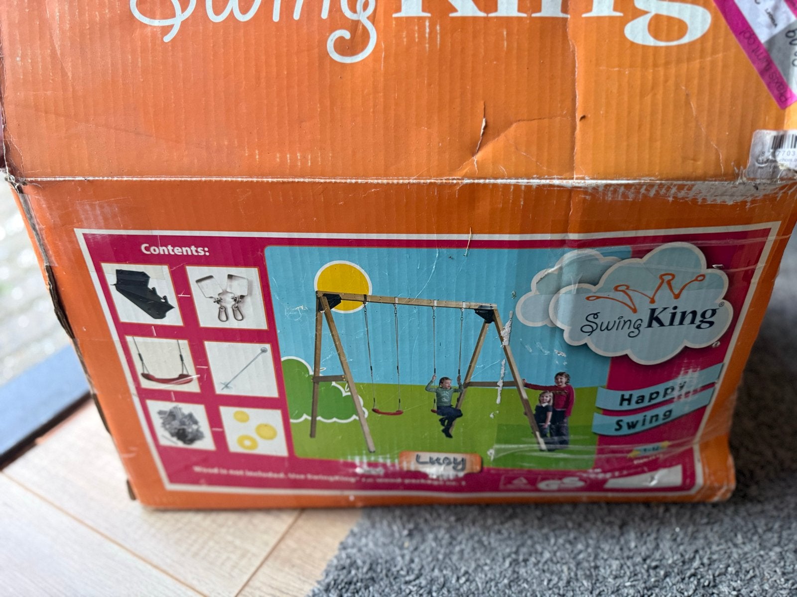 Swing King Happy Swing Lucy Schommel - zonder hout, Ophalen of Verzenden, Zo goed als nieuw, Schommel