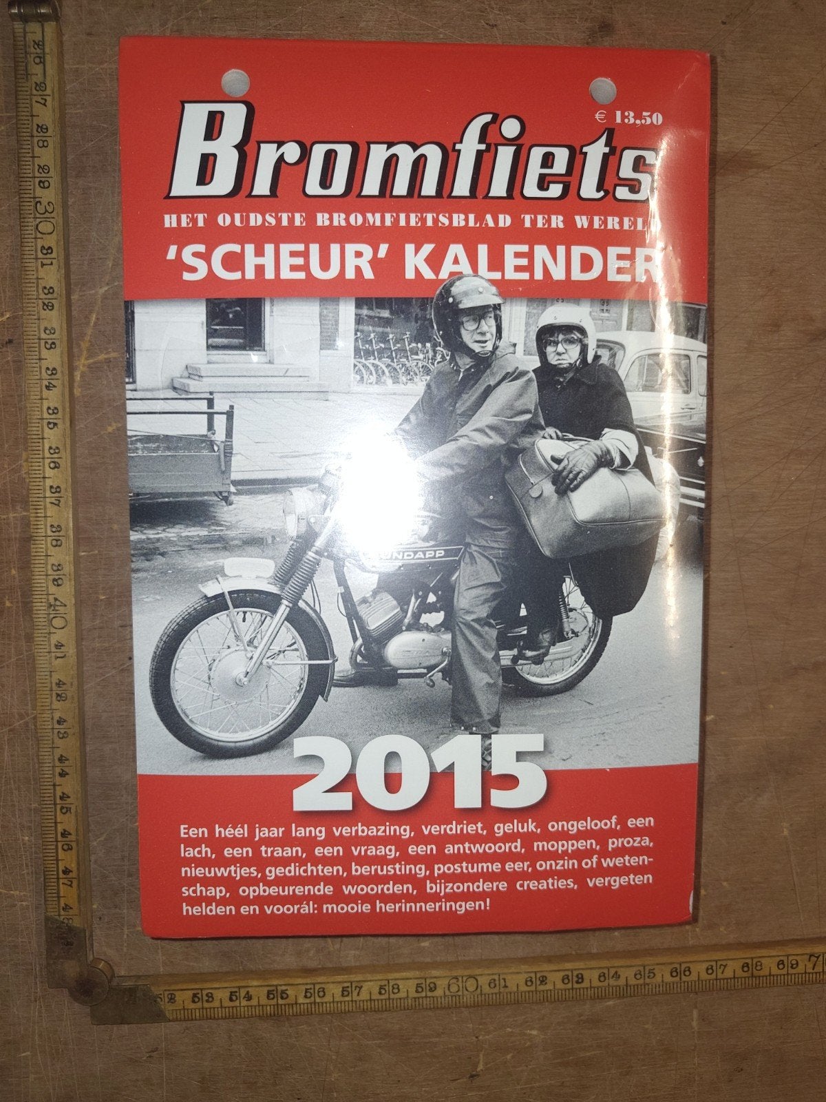 'Scheur'kalender  - 2015 ,de Bromfiets', Ophalen of Verzenden, Zo goed als nieuw