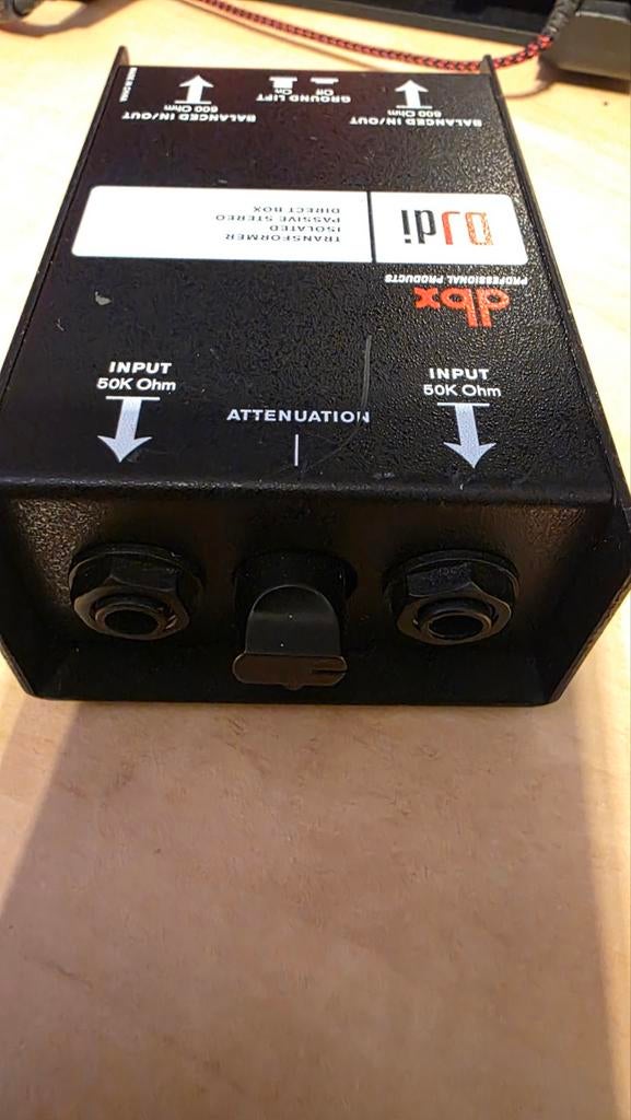 dbx DJDI passieve DI box 1 stuks, Ophalen of Verzenden, Zo goed als nieuw, Overige typen