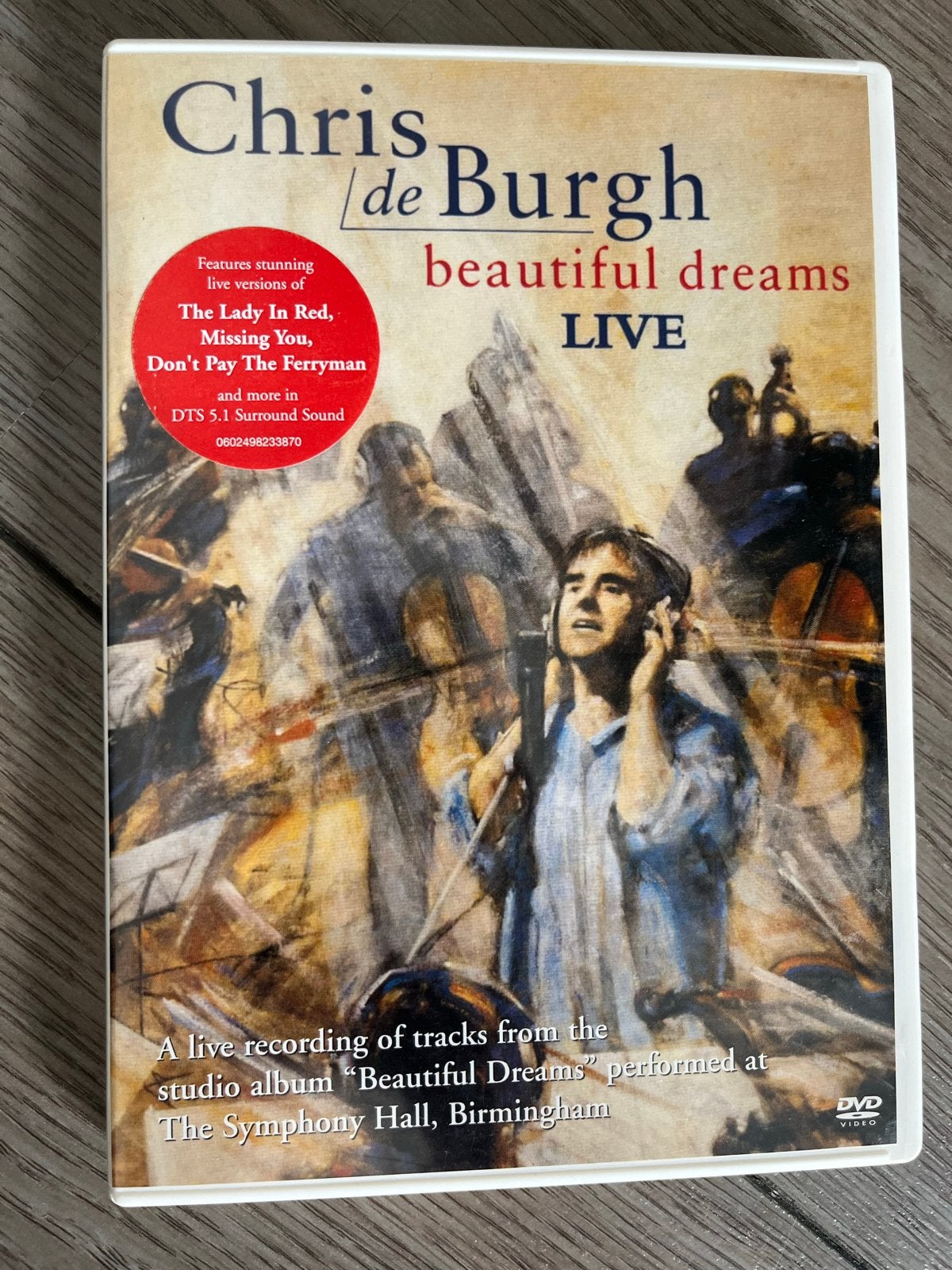 Chris de Burgh - Beautiful Dreams Live DVD, Alle leeftijden, Engels, Ophalen of Verzenden, Concert